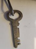 Vintage Keys & Key Fobs in Leather Case