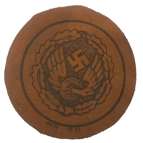 Patch - Wings & Wheel w/Swastika - Leather