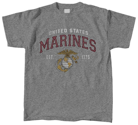 T-Shirt -  Marines Vintage Block Logo