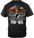 T-Shirt - Double Flag Eagle POW (MM2149)
