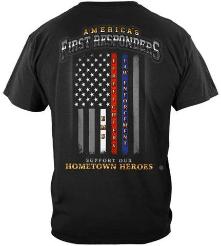 T-Shirt - First Responder Flag of Honor (RN2352)