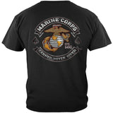T-Shirt - USMC Marine Corps Biker (MM2398)