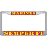 License Plate Frame - USMC - 6"x12"