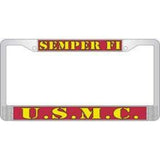 License Plate Frame - USMC - 6"x12"