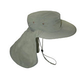 Dorfman Pacific Co Boonie Hat w/Sun Shield (DPC-MC117-FOSSIL) - Hahn's World of Surplus & Survival - 2