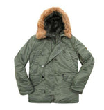 Alpha N-3B Parka - Sage Green (ALPHA-MJN31000C1) - Hahn's World of Surplus & Survival - 1
