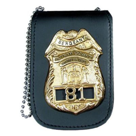Perfect Fit Universal Badge & ID Holder w/Chain  (PF-705) - Hahn's World of Surplus & Survival