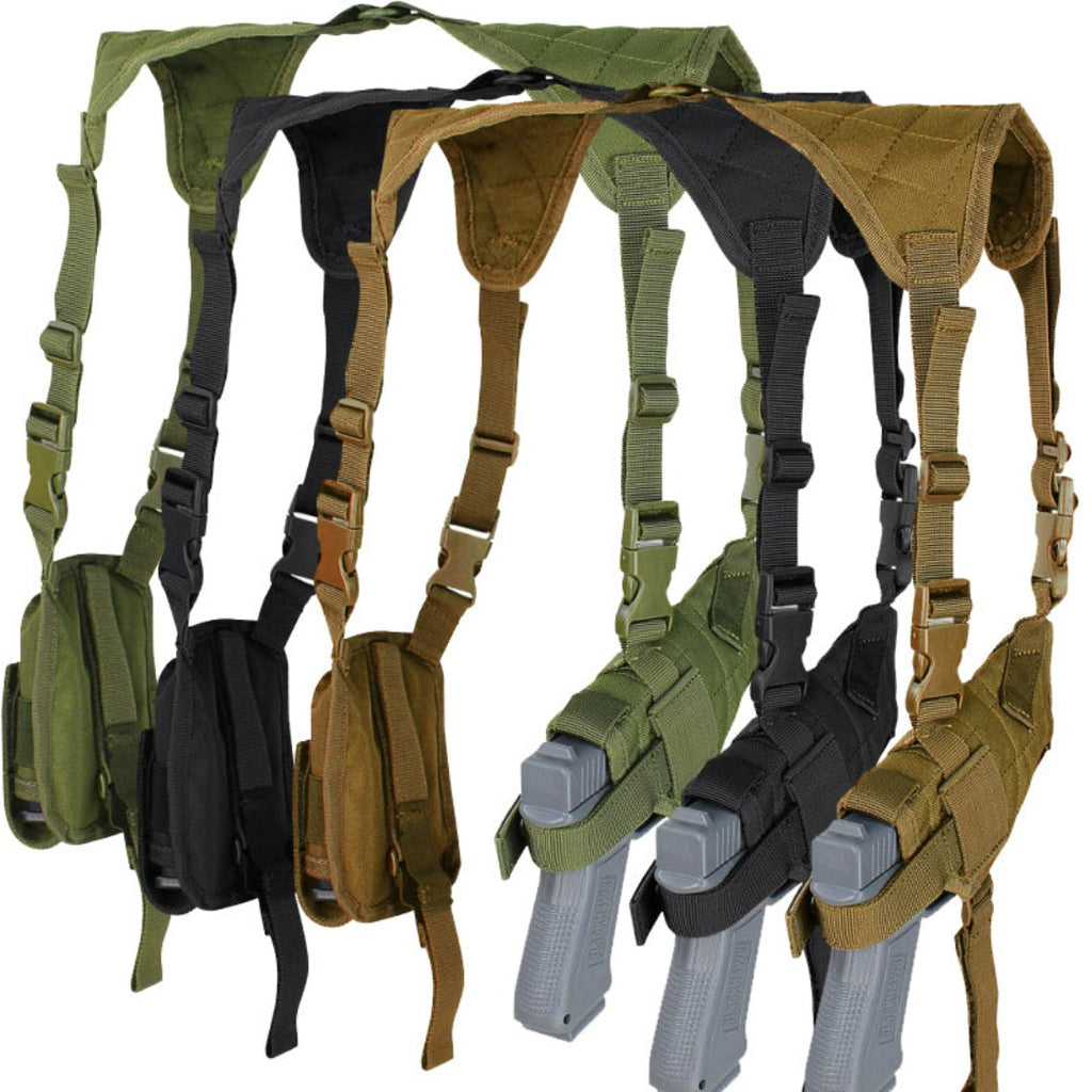 Condor Elite Universal Shoulder Holster - Coyote Brown
