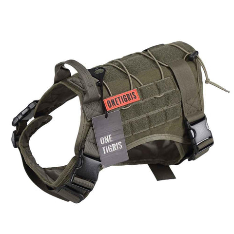 OneTigris Fire Watcher Tactical Molle Dog Harness (TG-GBX03
